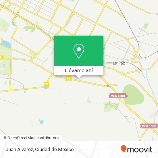 Mapa de Juan Álvarez