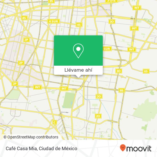 Mapa de Café Casa Mia