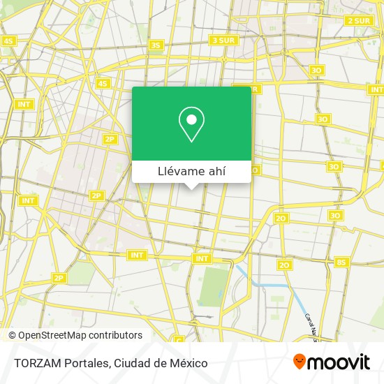 Mapa de TORZAM Portales