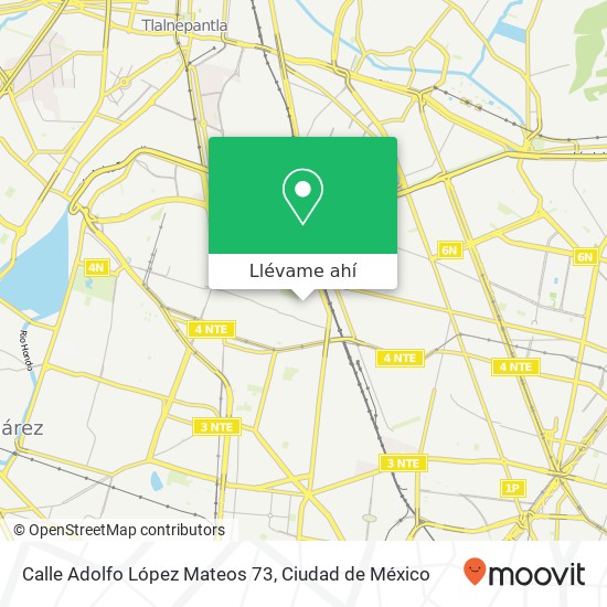 Mapa de Calle Adolfo López Mateos 73