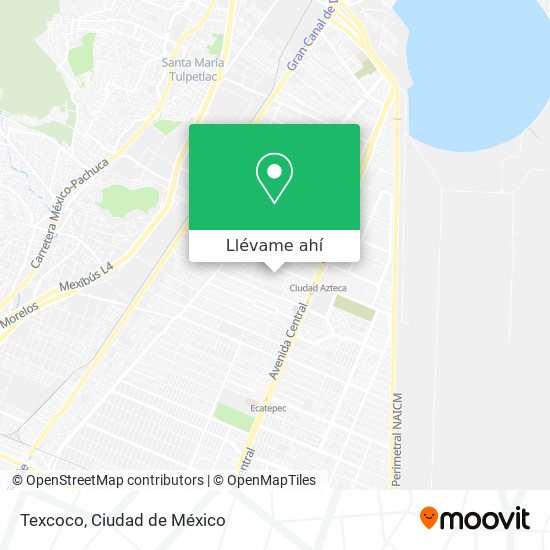 Mapa de Texcoco