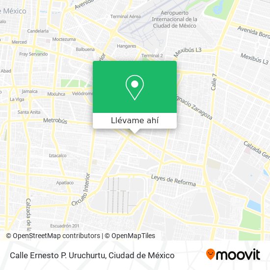 Mapa de Calle Ernesto P. Uruchurtu