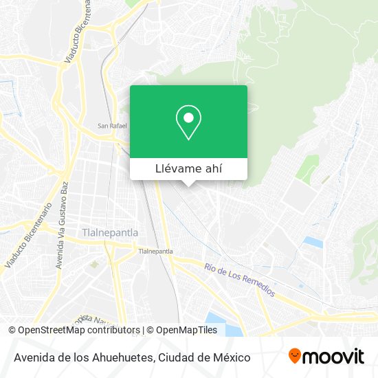 Mapa de Avenida de los Ahuehuetes