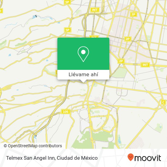 Mapa de Telmex San Angel Inn