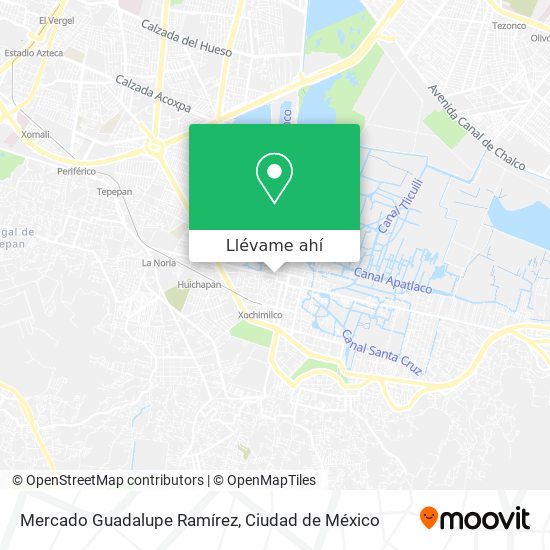Mapa de Mercado Guadalupe Ramírez