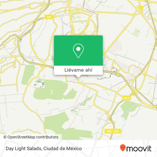 Mapa de Day Light Salads, Avenida Insurgentes Sur 3500 Peña Pobre 14060 Tlalpan, Ciudad de México