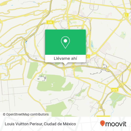 Mapa de Louis Vuitton Perisur, Ampl Insurgentes Cuicuilco 04530 Coyoacán, Ciudad de México