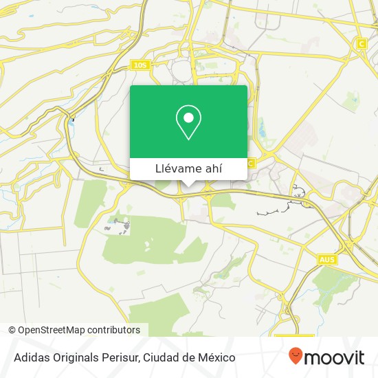 Mapa de Adidas Originals Perisur, Ampl Insurgentes Cuicuilco 04530 Coyoacán, Ciudad de México