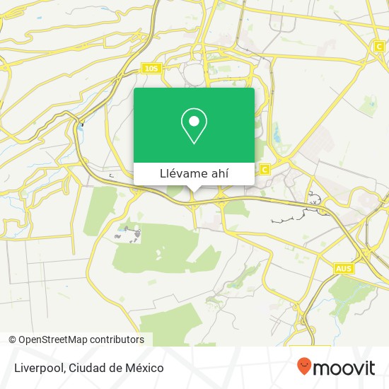 Mapa de Liverpool, Ampl Insurgentes Cuicuilco 04530 Coyoacán, Distrito Federal