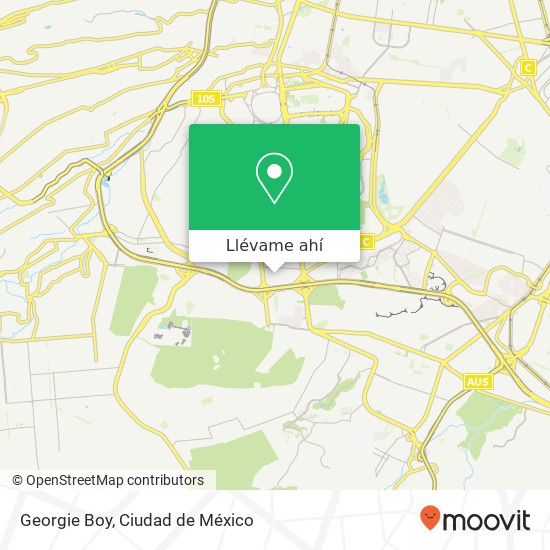 Mapa de Georgie Boy, Ampl Insurgentes Cuicuilco 04530 Coyoacán, Ciudad de México