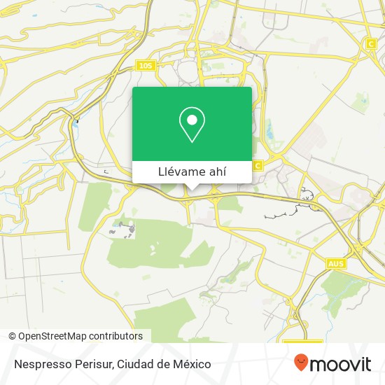 Mapa de Nespresso Perisur, Ampl Insurgentes Cuicuilco 04530 Coyoacán, Ciudad de México