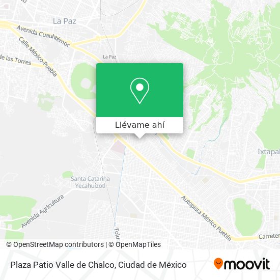 Mapa de Plaza Patio Valle de Chalco