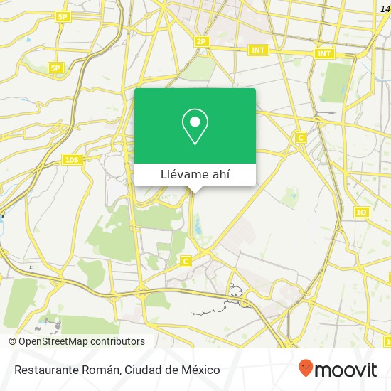 Mapa de Restaurante Román, Pedregal de Santo Domingo 04369 Coyoacán, Distrito Federal