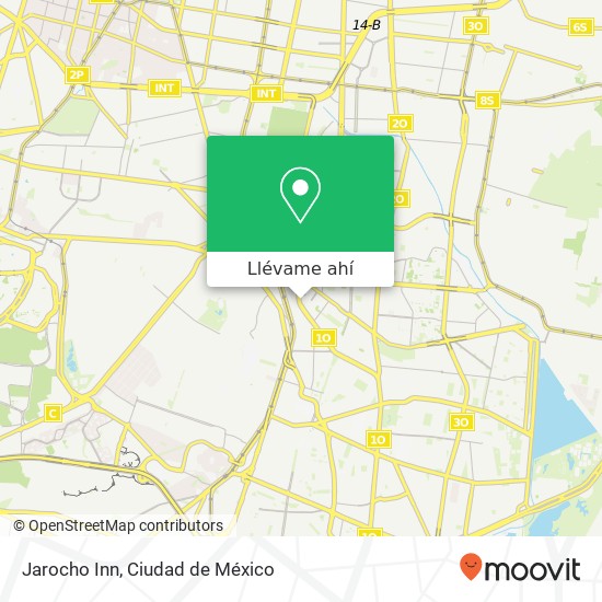 Mapa de Jarocho Inn, Avenida Canal de Miramontes 2346 Avante 04460 Coyoacán, Ciudad de México