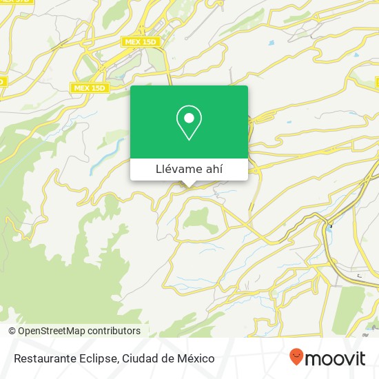 Mapa de Restaurante Eclipse, Avenida de las Torres Torres de Potrero 01840 Álvaro Obregón, Distrito Federal