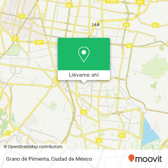 Mapa de Grano de Pimienta, Calle Ricardo Monges López Educación 04400 Coyoacán, Distrito Federal