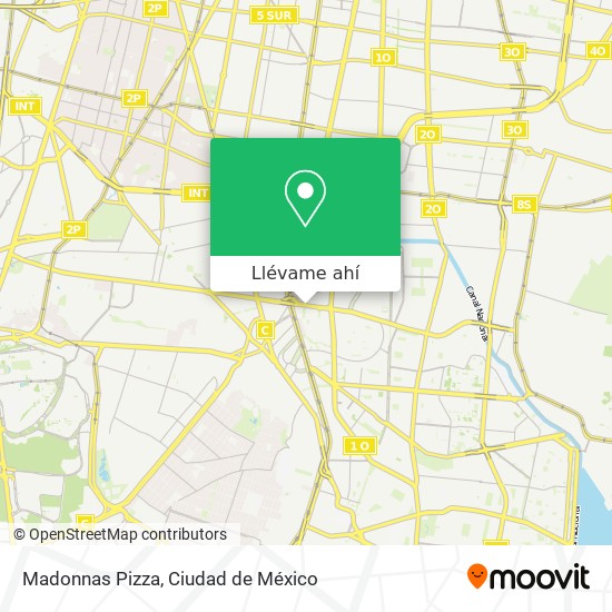 Mapa de Madonnas Pizza