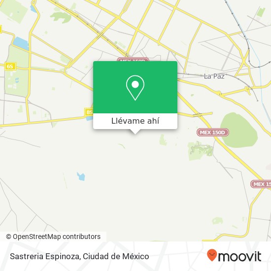 Mapa de Sastreria Espinoza, Calle Rinconada Lomas de la Estancia 09640 Iztapalapa, Ciudad de México