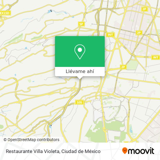 Mapa de Restaurante Villa Violeta