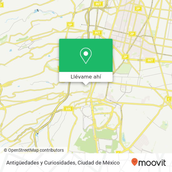 Mapa de Antigüedades y Curiosidades, Calle Benito Juárez San Ángel 01000 Álvaro Obregón, Ciudad de México