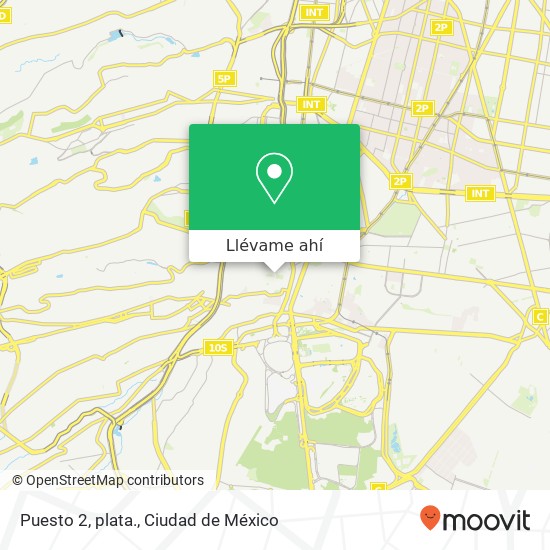 Mapa de Puesto 2, plata., Calle Benito Juárez San Ángel 01000 Álvaro Obregón, Ciudad de México
