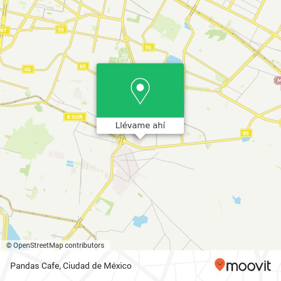 Mapa de Pandas Cafe, Antonio Gutiérrez 35 Colonial Iztapalapa 09270 Iztapalapa, Ciudad de México