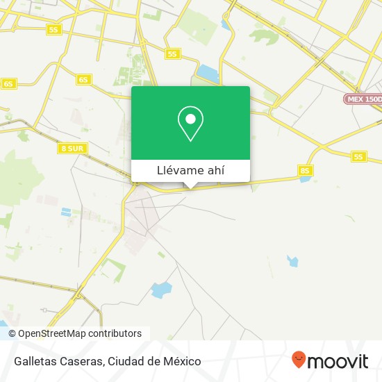 Mapa de Galletas Caseras, Calle Ignacio Manuel Altamirano 2719 Pueblo Santa Cruz Meyehualco 09700 Iztapalapa, Ciudad de Méxic