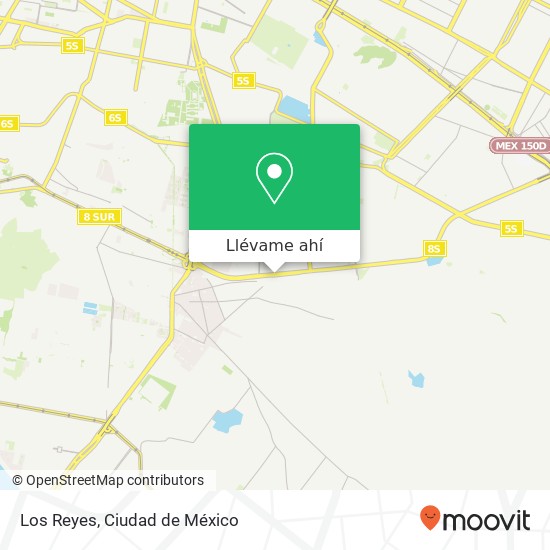 Mapa de Los Reyes, Calzada Ermita Iztapalapa Pueblo Santa Cruz Meyehualco 09700 Iztapalapa, Distrito Federal