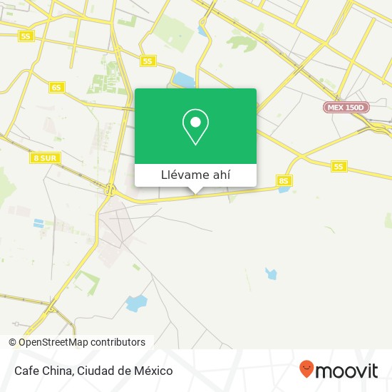 Mapa de Cafe China, Calle 39 Unidad Hab Santa Cruz Meyehualco 09290 Iztapalapa, Distrito Federal