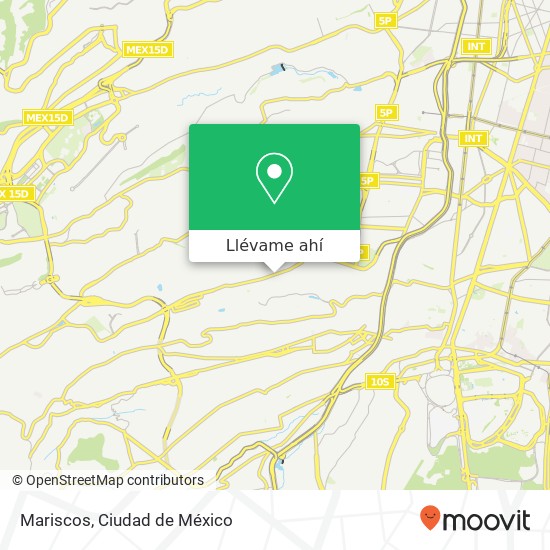 Mapa de Mariscos, Calzada de las Águilas Ampl Las Águilas 01759 Álvaro Obregón, Distrito Federal