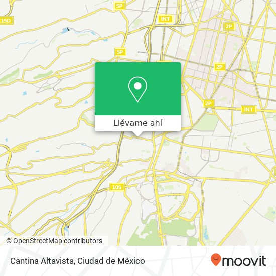 Mapa de Cantina Altavista