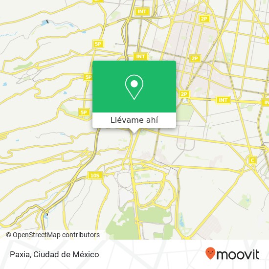 Mapa de Paxia, Avenida de la Paz 47 San Ángel 01000 Álvaro Obregón, Distrito Federal