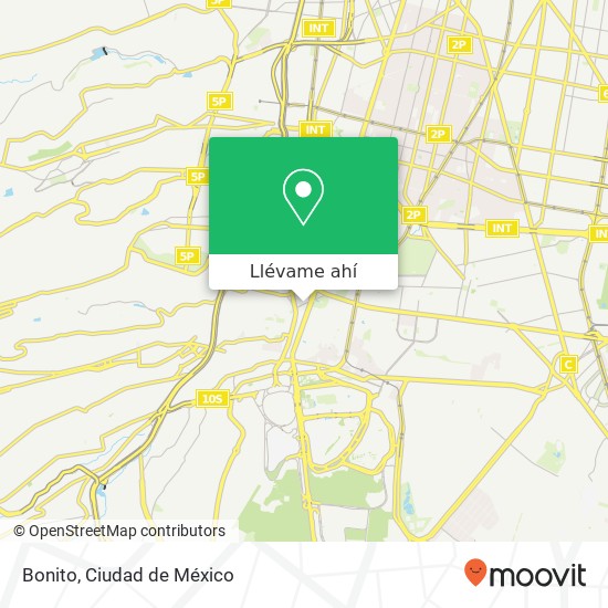 Mapa de Bonito, Avenida de la Paz San Ángel 01000 Álvaro Obregón, Ciudad de México