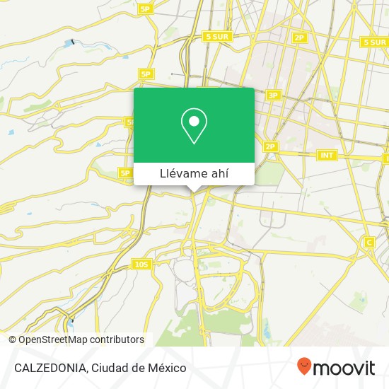 Mapa de CALZEDONIA, Camino al Desierto de los Leones 52 San Ángel 01000 Álvaro Obregón, Ciudad de México