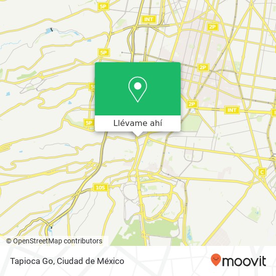Mapa de Tapioca Go, Camino al Desierto de los Leones 52 San Ángel 01000 Álvaro Obregón, Ciudad de México