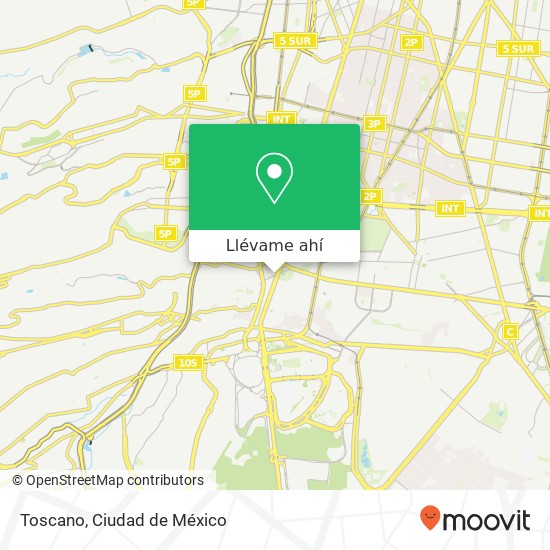 Mapa de Toscano, Avenida de la Paz 14 San Ángel 01000 Álvaro Obregón, Ciudad de México