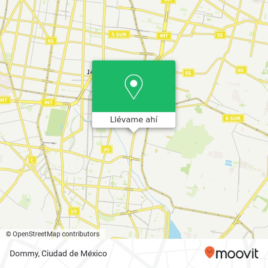 Mapa de Dommy, Prolongación Arneses Valle del Sur 09819 Iztapalapa, Distrito Federal