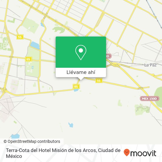 Mapa de Terra-Cota del Hotel Misión de los Arcos, Gardenia 2da Ampl Santiago Acahualtepec 09609 Iztapalapa, Distrito Federal