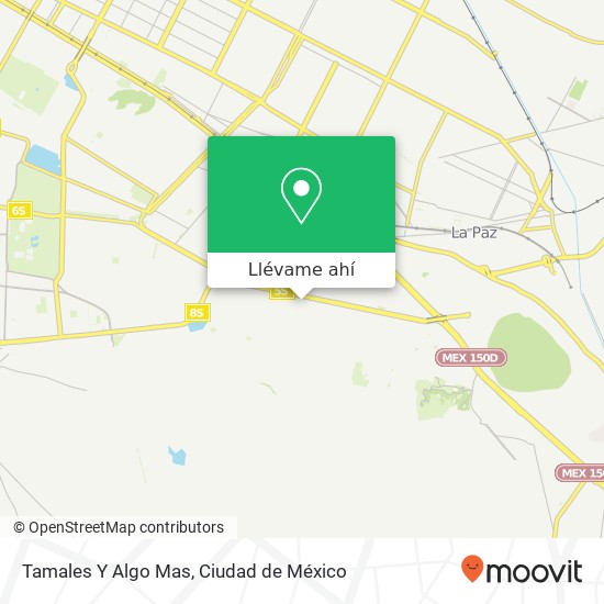 Mapa de Tamales Y Algo Mas, Avenida México Miguel de la Madrid Hurtado 09698 Iztapalapa, Ciudad de México