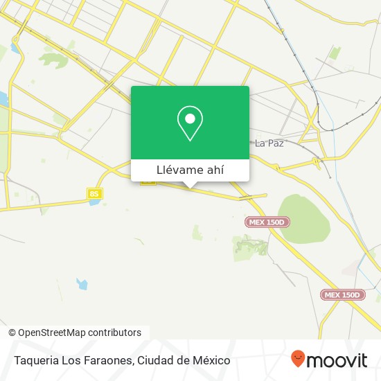 Mapa de Taqueria Los Faraones, Avenida de las Torres Ixtlahuacán 09690 Iztapalapa, Distrito Federal