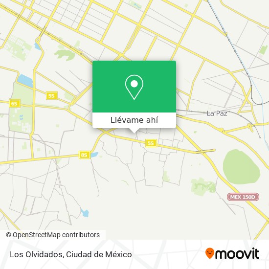 Mapa de Los Olvidados