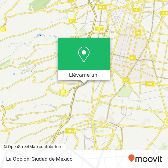 Mapa de La Opción, Boulevard Adolfo López Mateos Campestre 01040 Álvaro Obregón, Distrito Federal