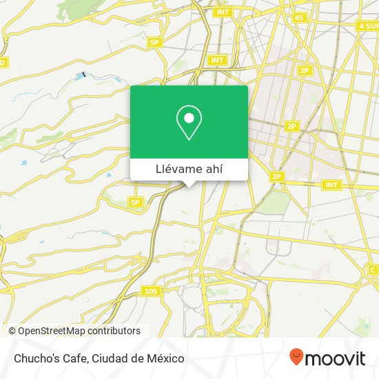 Mapa de Chucho's Cafe, Benito Juárez 15 Campestre 01040 Álvaro Obregón, Ciudad de México