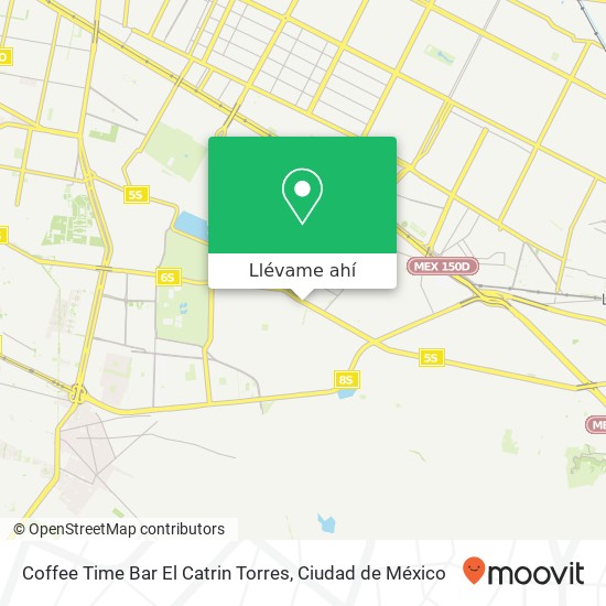 Mapa de Coffee Time Bar El Catrin Torres