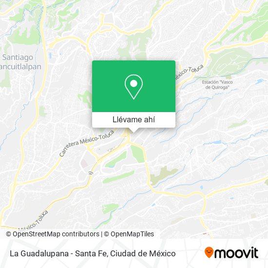 Mapa de La Guadalupana - Santa Fe