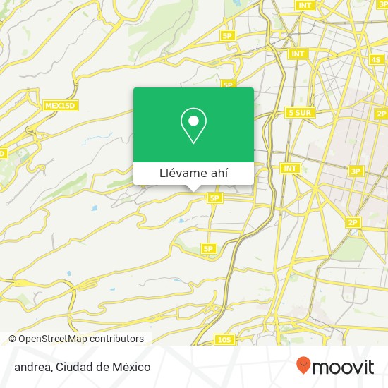 Mapa de andrea, Avenida Centenario Lomas de Plateros 01480 Álvaro Obregón, Distrito Federal