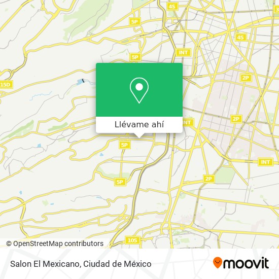 Mapa de Salon El Mexicano