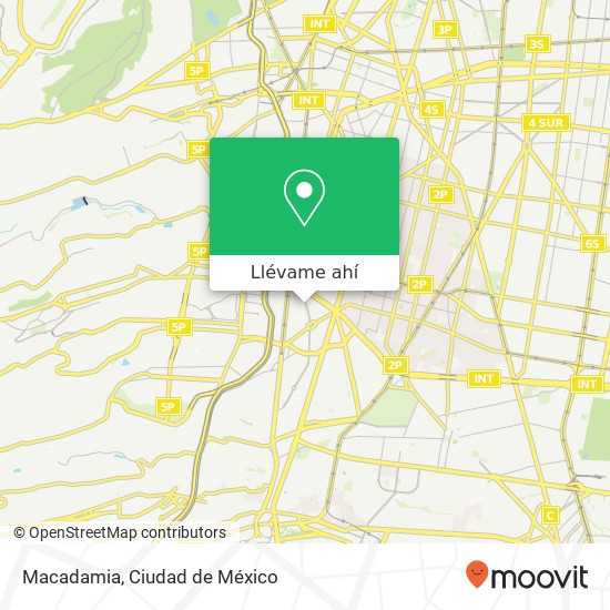 Mapa de Macadamia, Calle Félix Parra San José Insurgentes 03900 Benito Juárez, Distrito Federal