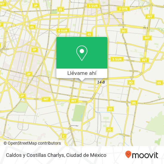 Mapa de Caldos y Costillas Charlys, Avenida Presidente Plutarco Elías Calles San Andrés Tetepilco 09440 Iztapalapa, Ciudad de México