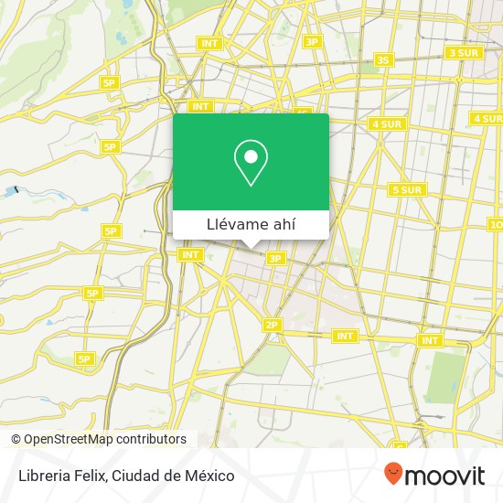 Mapa de Libreria Felix